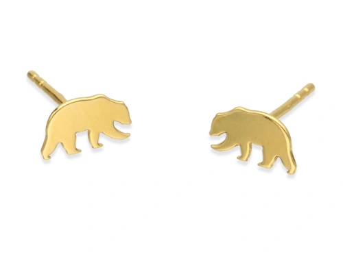 Sztyfty "niedźwiadki" 8,5 x 5 mm AG-925 [para]