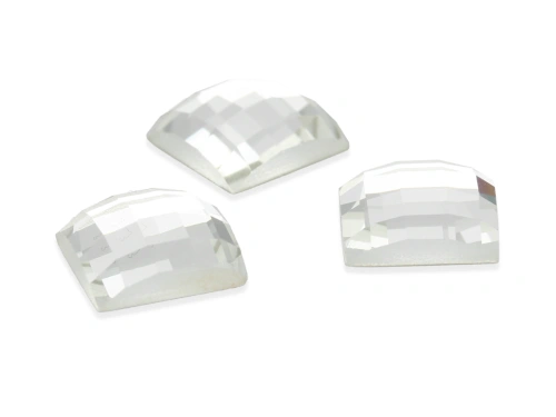 Kaboszon szklany szlif 12x12mm wzór 206 [1szt.]