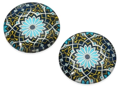 Kaboszon szklany 25 mm [1szt.]