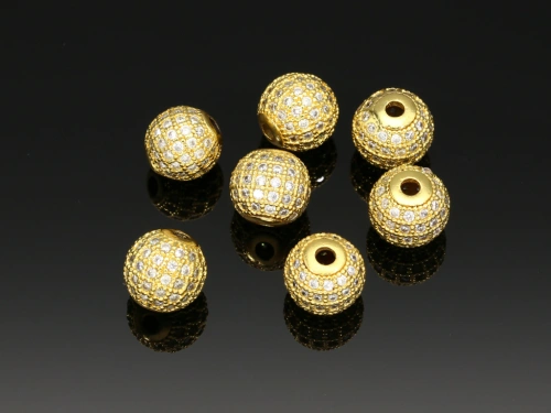 Przekładka z cyrkoniami 10mm [1szt.]