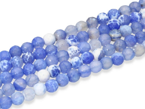 Agat kulka fasetowana ok.6mm [~18cm]