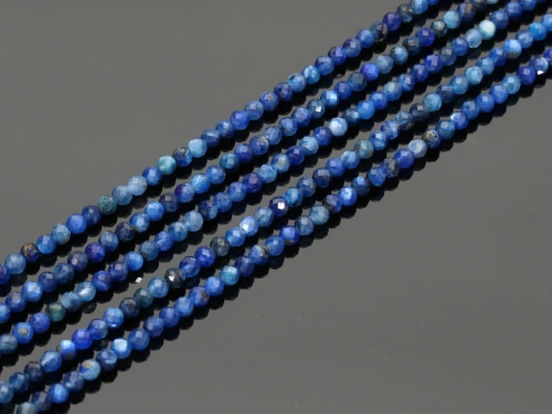 Kyanit naturalny kulka fasetowana ok.3,2mm [~39cm]
