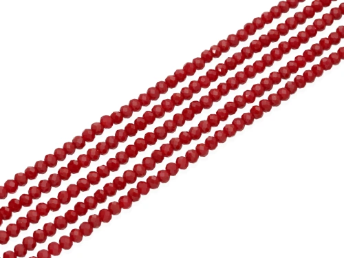 Kryształki kol. burgund ok.4,3x3,8mm [~41cm]