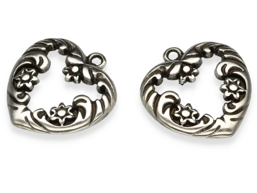 Zawieszka "serce" 22 x 20,5 mm [1szt.]