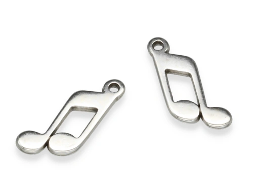 Zawieszka "nutka" 17 x 8 mm [1szt.]