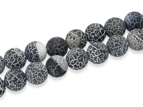 Agat trawiony kulka ok.12mm [~18cm]