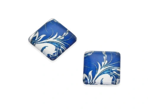 Kaboszon szklany 12x12mm model 244[1szt.]