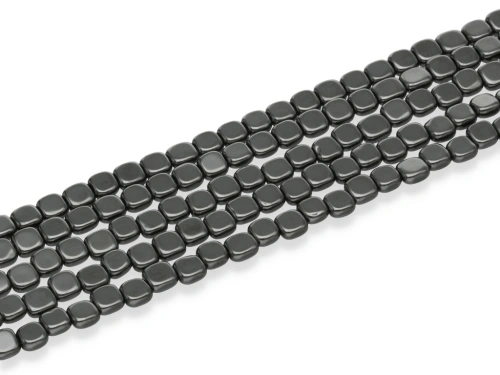 Hematyt kwadrat obły ok.4mm [~40cm]