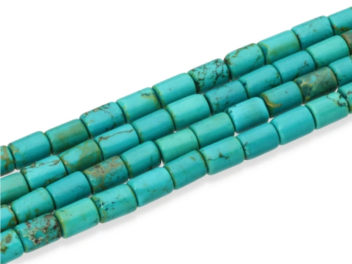 Turkus sinkiang walec ok.6x8mm [~19cm]