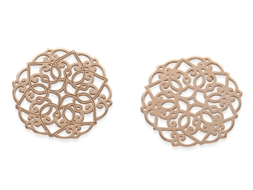 Zawieszka ażurowa "rozeta" 15,5 x 15,5 mm AG-925 [1szt.]