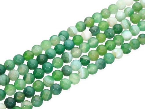 Agat pasiasty kulka ok.8mm [~37cm]