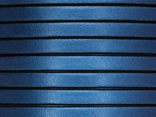 Rzemień naturalny płaski 5x1,8mm montana perłowa [20cm]