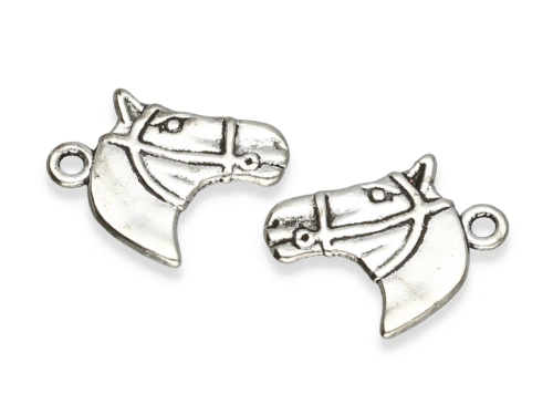 Zawieszka "głowa konia" 20 x 18 mm [6szt.]