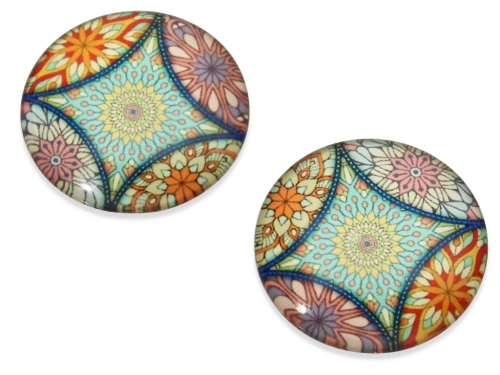 Kaboszon szklany 25 mm [1szt.]