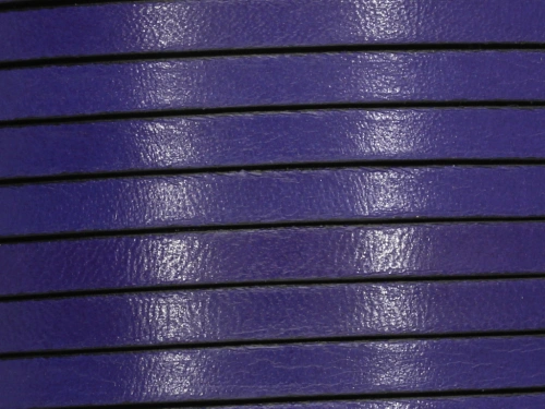 Rzemień naturalny płaski 5x1,8mm fiolet ciemny [20cm]