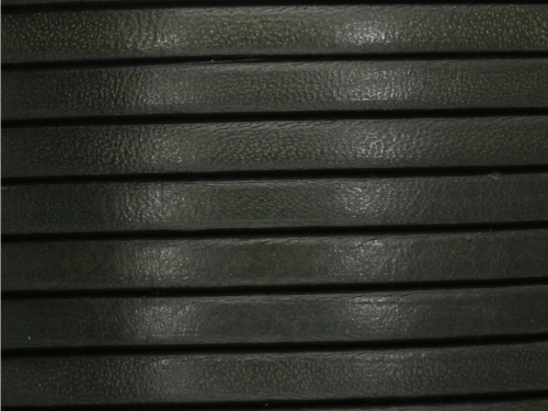 Rzemień naturalny płaski 5x1,8mm zieleń leśna [20cm]