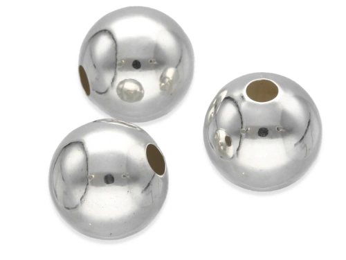 Kulka gładka 12/3mm AG-925 [1szt.]