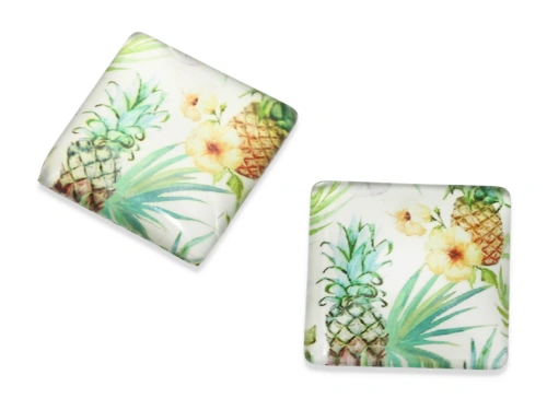 Kaboszon szklany 20 x 20 mm [1szt.]