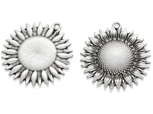 Zawieszka "słonecznik" 31 x 29 mm [1szt.]