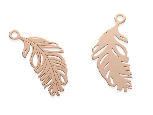 Zawieszka "piórko" 22 x 9,5 mm AG-925 [1szt.]